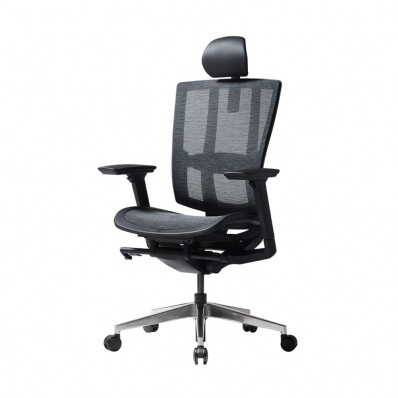 듀오백 브라보 BR-200M 알루미늄베이스 메쉬 컴퓨터 책상 의자