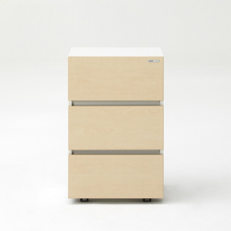 듀오백,[비밀특가]듀오백 라이트오피스 PCB003 3단 거실 서재 책상 서랍 서랍장