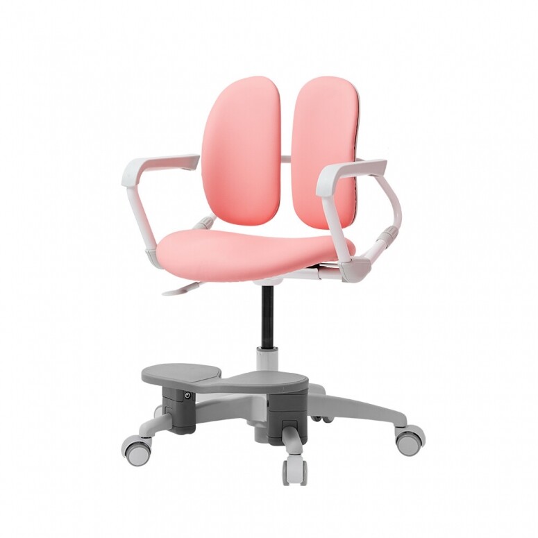 듀오백,[비노출]듀오백 밀키 MI-218 초등학생 어린이 책상 발받침 의자(중심봉&캐스터 옵션 선택 가능, 발받침 제공)