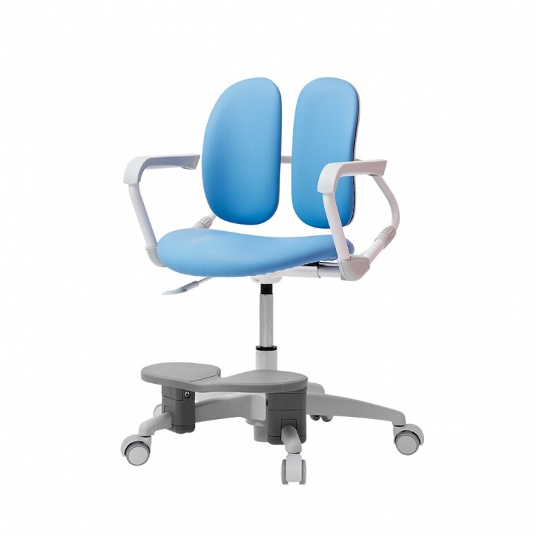 듀오백,[비노출]듀오백 밀키 MI-218 초등학생 어린이 책상 발받침 의자(중심봉&캐스터 옵션 선택 가능, 발받침 제공)