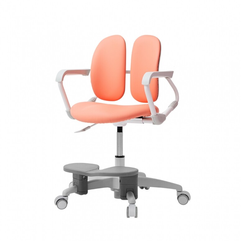 듀오백,[비노출]듀오백 밀키 MI-218 초등학생 어린이 책상 발받침 의자(중심봉&캐스터 옵션 선택 가능, 발받침 제공)