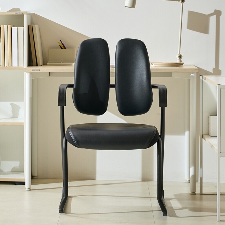 듀오백,듀오백 DK-073B 인조가죽 학생 책상 독서실 의자